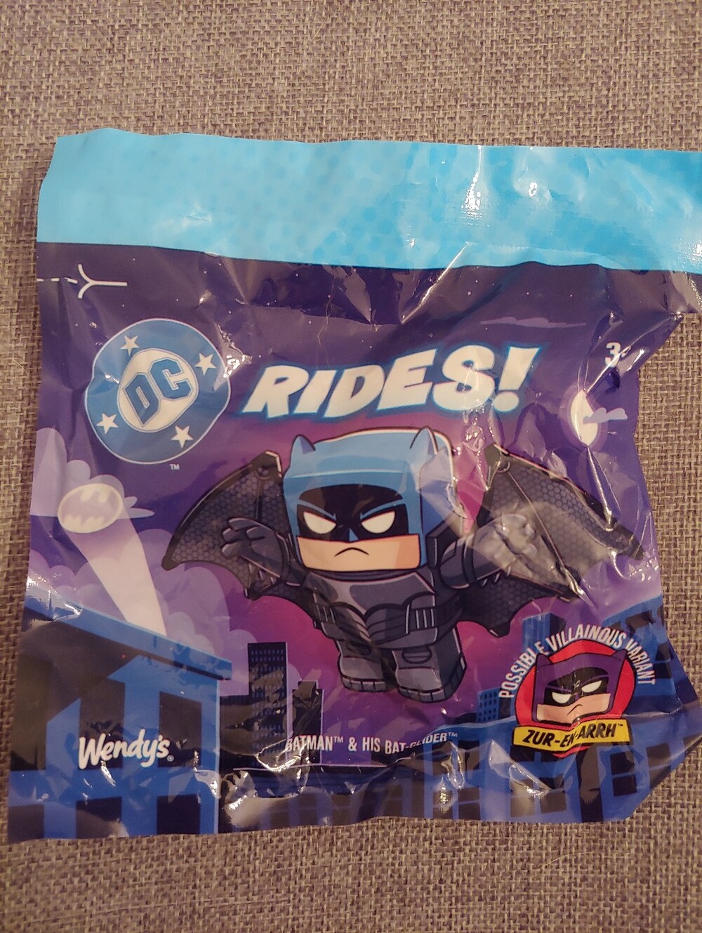 Wendy's DC Batman Riders Kid's Meal Toy